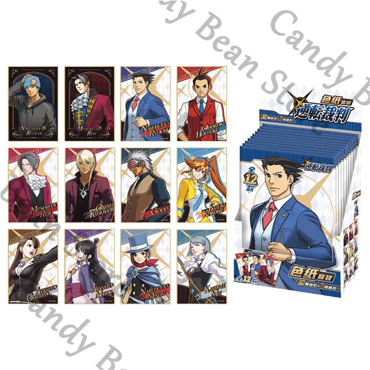 Board Game Illustrator - Original Anime Ace Attorney Miles Edgeworth